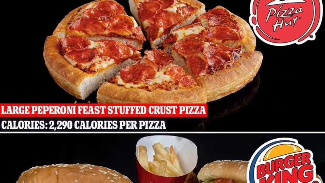 Αναγραφή θερμίδων σε παραγγελίες από Pizza Hut, Burger King και Leon! - Cibum.gr
