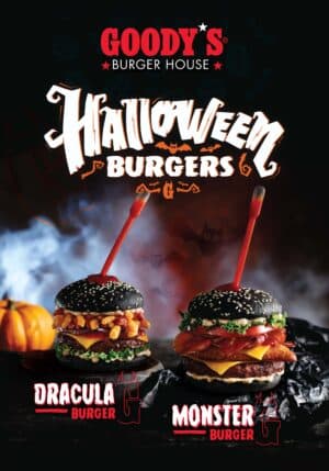Goody’s Burger House: Επιστρέφουν τα Limited Edition Halloween burgers