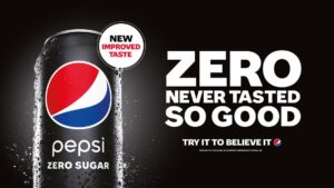 Αλλάζει η συνταγή της Pepsi Zero Sugar