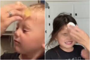 Egg crack challenge: Έντονες αντιδράσεις για το σπάσιμο αυγών σε παιδικά κεφάλια!