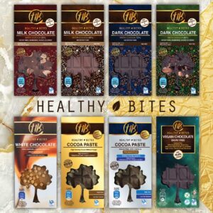 Νόστιμες και υγιεινές σοκολάτες HEALTHY BITES από την AM Health-Natprod!