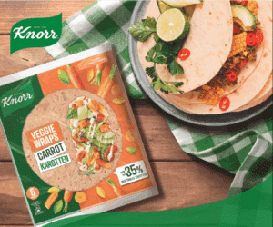 VEGGIE WRAPS…Τορτίγιες Παντζάρι και Καρότο από την Knorr!