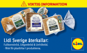 Lidl SWDN: Ανάκληση ψωμιού λόγω παρουσίας πλαστικών κομματιών