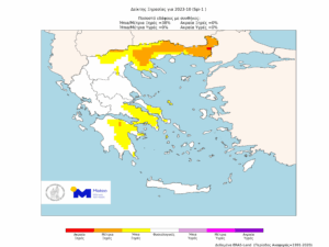 Ξηρασία παρουσιάζει το 38% των ελληνικών εδαφών