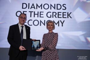 Διάκριση της TÜV AUSTRIA Hellas στα βραβεία «Diamonds of the Greek Economy 2023»
