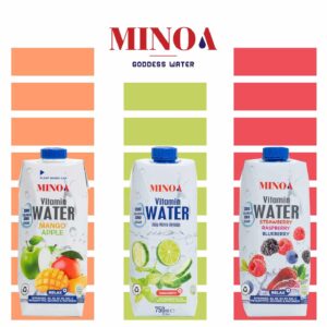 Βιταμινούχο νερό MINOA VITAMIN WATER σε τρεις απίθανες γεύσεις!