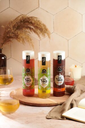 Ice tea green ZERO SUGAR με Φράουλα, δυόσμο και ιβίσκο από την ΟΛΥΜΠΟΣ!