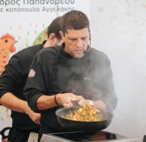 Ο Σεφ Αλέξανδρος Παπανδρέου μαγείρεψε στον Θανόπουλο με κοτόπουλα Αγγελάκης