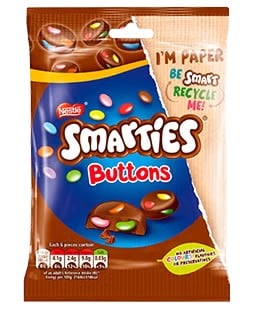 Η Nestle σταμάτησε την παραγωγή των Smarties Buttons 
