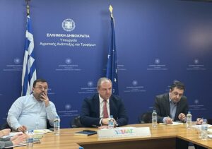 Με τους Οργανισμούς Πιστοποίησης και Ελέγχου συναντήθηκε ο Υφυπουργός Τροφίμων Δ. Σταμενίτης