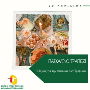 Ελληνικό Πάσχα: Πως να μην αρρωστήσετε με τροφική δηλητηρίαση – Συμβουλές από την Ένωση Καταναλωτών Ελλάδας