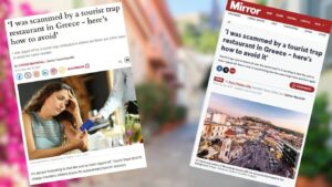 Βρετανίδα δημοσιογράφος «κάνει βούκινο» την Ελλάδα – Κατηγορεί για απάτη εστιατόριο στην Πλάκα – Παγκόσμια δυσφήμιση