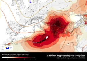 Για ισχυρό κύμα καύσωνα στην Ελλάδα και τα Βαλκάνια προειδοποιεί το ΜΕΤΕΟ