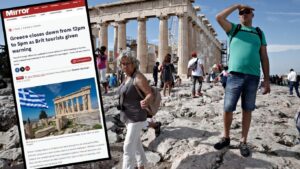 Προειδοποίηση προς τους Βρετανούς τουρίστες στην Ελλάδα εξέδωσε το Υπουργείο εξωτερικών του Ηνωμένου Βασιλείου