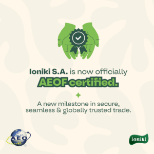 Η Ioniki έλαβε την πιστοποίηση AEOF (AuthorizedEconomicOperator – Full)