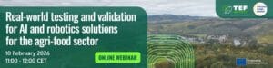 ΕΒΕΑ: Πρόσκληση σε Webinar – TEFagrifood – Ρομποτική και Τεχνητή Νοημοσύνη στον Αγροδιατροφικό Τομέα