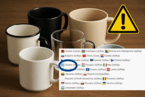 RASFF alert: Εντοπίστηκε στην Ελλάδα κούπα με μεταφορά δύο βαρέων μετάλλων – Δείτε μάρκα και φωτογραφία