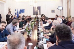 Ολοκληρώθηκε η συνάντηση του Πρωθυπουργού με εκπροσώπους των αγροτικών μπλόκων