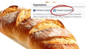 Ψωμί ελληνικής εταιρείας προκαλεί Ευρωπαϊκό συναγερμό – Απανωτές ελληνικές “αστοχίες”  εκθέτουν τη δημόσια υγεία σε σοβαρό κίνδυνο