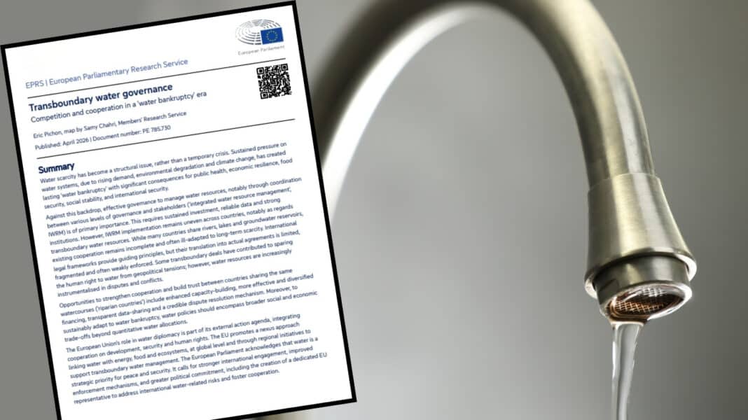 Έρχεται η ώρα που θα γίνονται πόλεμοι για το νερό – Ανησυχητική έκθεση της ΕΕ προειδοποιεί για «υδάτινη χρεοκοπία»