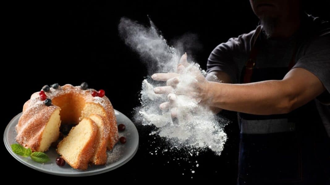 Τι περιέχει το αλεύρι για το κέικ και... φουσκώνει μόνο του;
