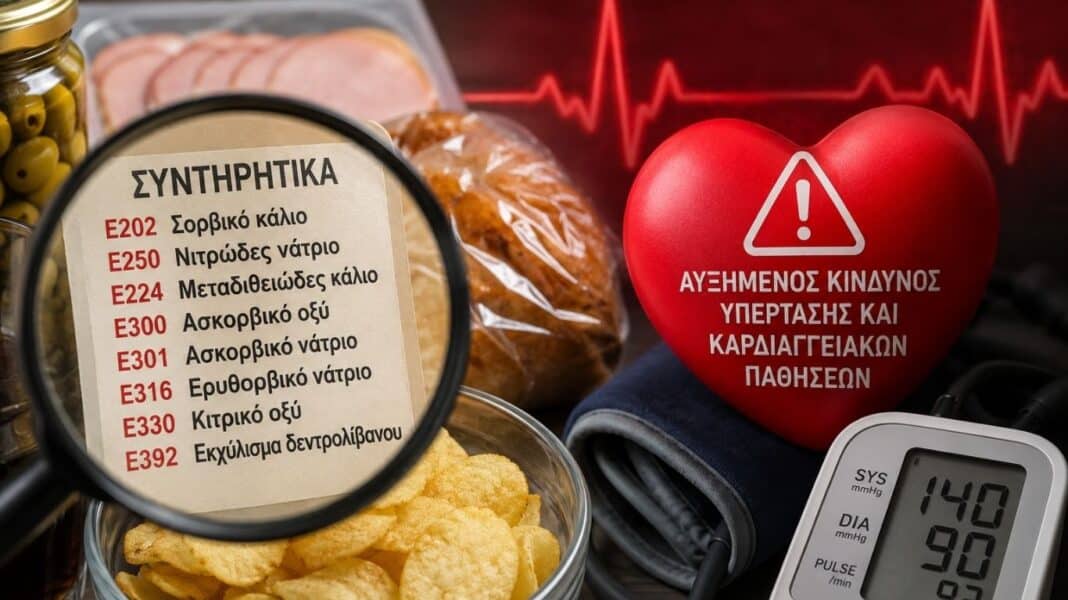 Τα συντηρητικά τροφίμων αυξάνουν τον κίνδυνο υπέρτασης και καρδιαγγειακών παθήσεων - Τα «Ε» που κάνουν τη μεγαλύτερη ζημιά