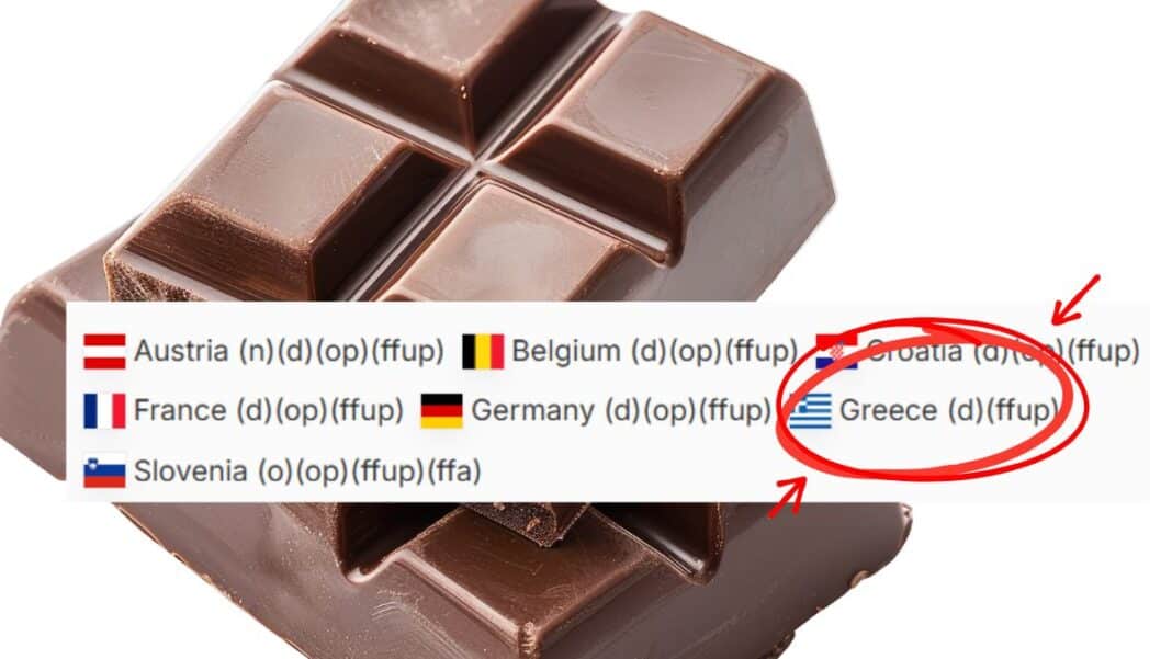 Και στην Ελλάδα σοκολάτα ακατάλληλη για κατανάλωση - Σοβαρός ο κίνδυνος σύμφωνα με το RASFF (δείτε φωτογραφία)