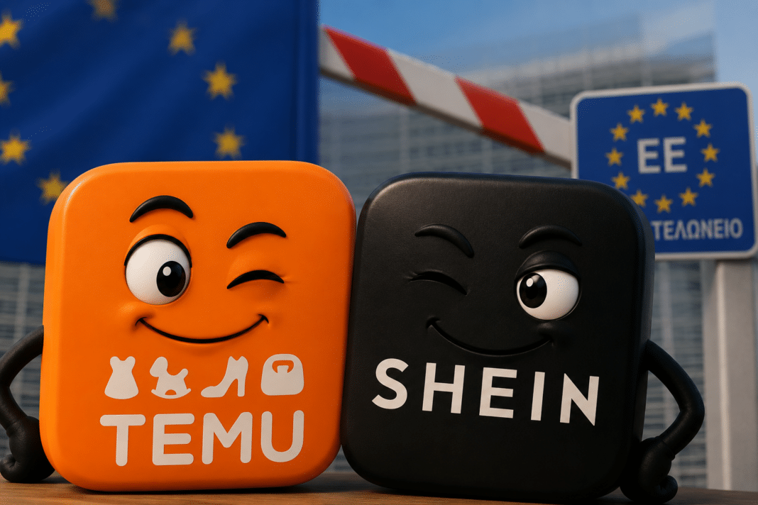 Η «ντρίπλα» Shein και Temu για να αποφύγουν το τέλος 3 ευρώ της ΕΕ στα μικροδέματα