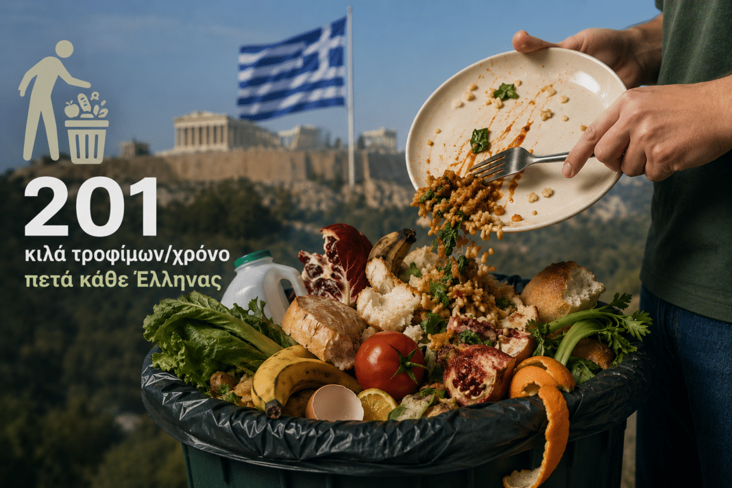 Ελλάδα: Κάθε πολίτης πετάει 201 κιλά τροφίμων τον χρόνο! Τελικά αγοράζουμε για να φάμε ή για να πετάμε;