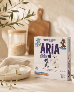 ARiA GOAT CHEESE! Κατσικίσιο τυρί σε μερίδες, από τη Real Greek Dairies και τη Hellenic Protein!