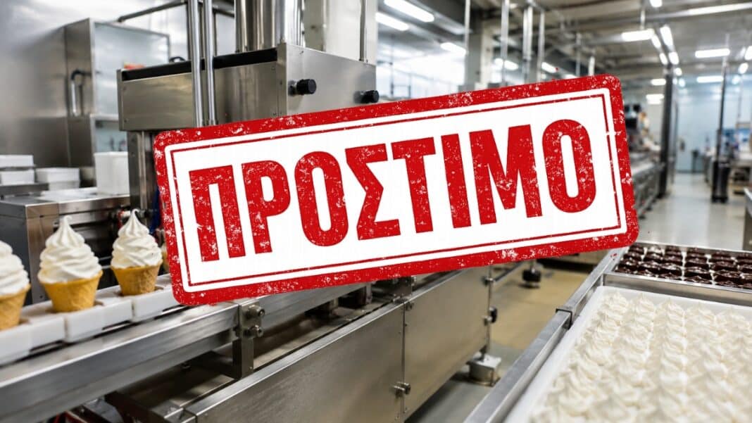 Ελλάδα: Πρόστιμο σε μεγάλη μονάδα παγωτού και ζαχαροπλαστικής από την Περιφέρεια Αττικής